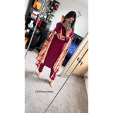 Kashish /b4 deep plum