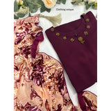 Kashish /b4 deep plum