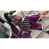 Bespoke Gharara- purple