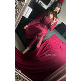 Bespoke Georgette B2/ Maroon