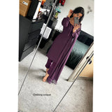 Bespoke Georgette A2/ deep plum