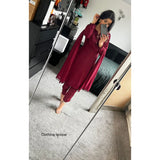 Bespoke Georgette B2/ Maroon